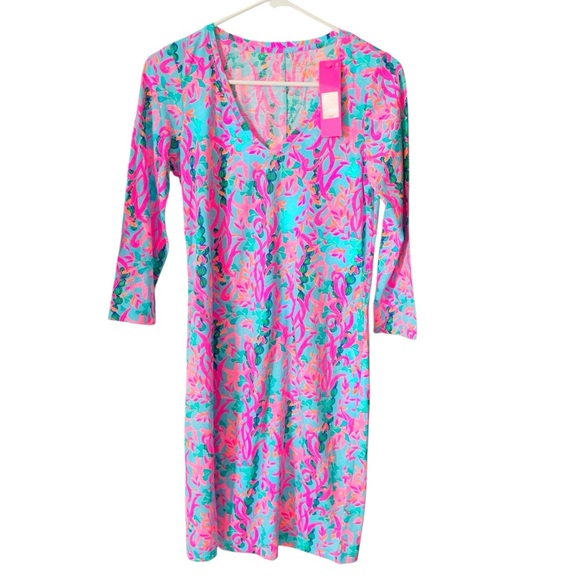 LILLY PULITZER Tessa 3/4 Sleeve Dress! Retail $98. - Picture 5 of 9